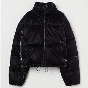 Black Puffer Coat NWT